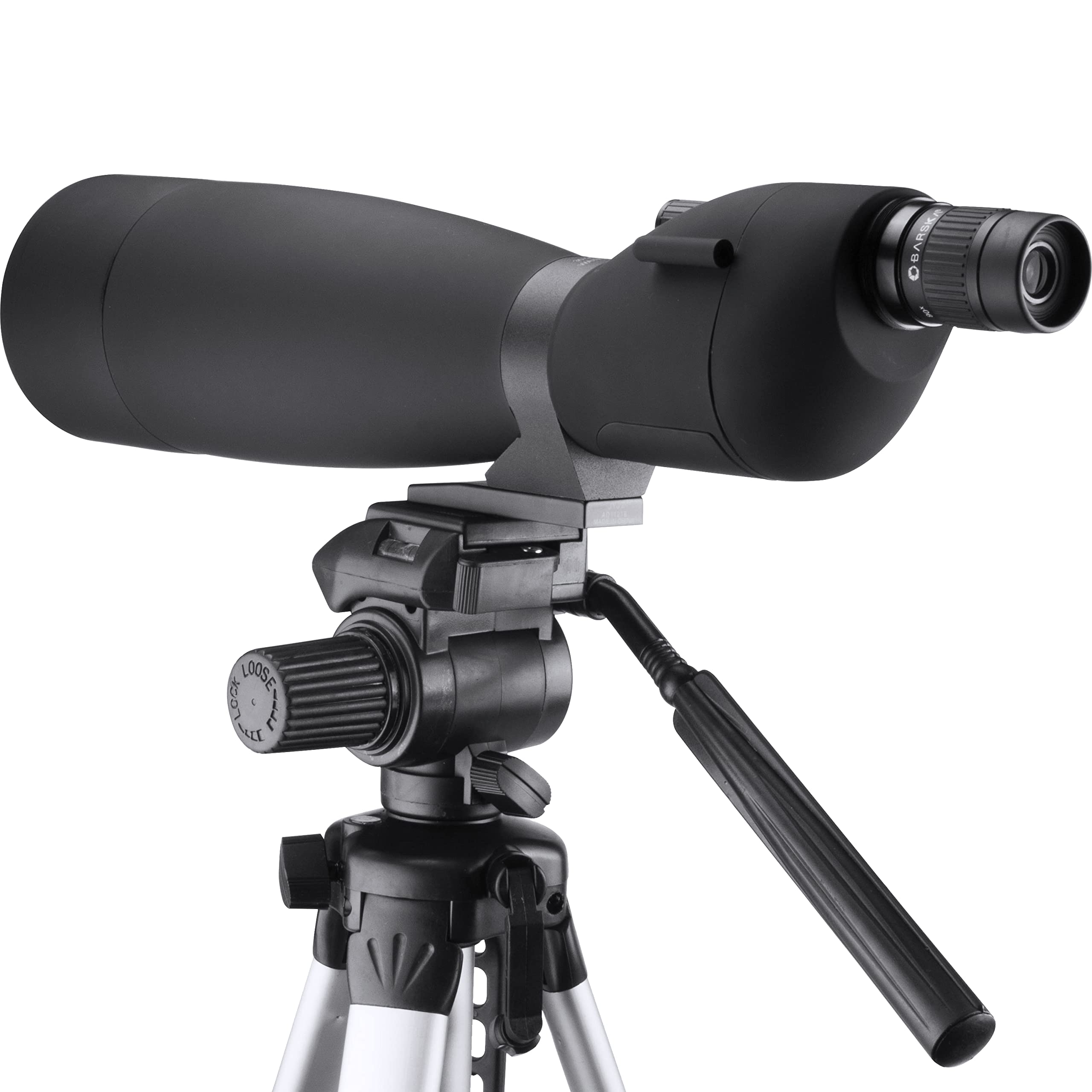 Barska Colorado 30-90x90mm Straight Spotting Scope with Tripod – Waterproof, Fully Coated Optics, Sunshade, and Carrying Cases
