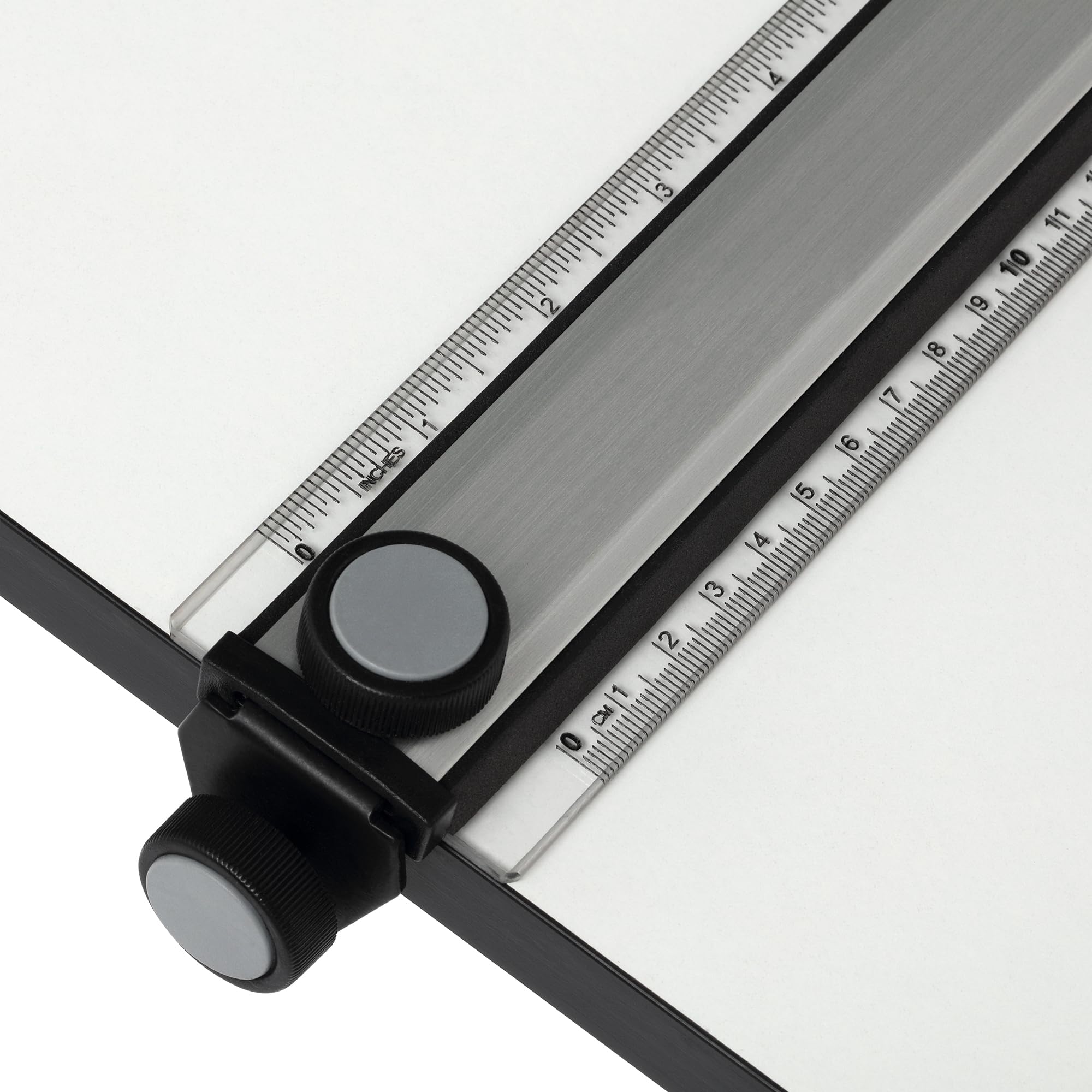 Acurit Multi-Angled 24”x36” PXB Drawing Board for Artists and Designers - Portable Tabletop Workspace, Drawing, Sketching, Drafting, Painting - Portable Laminated Surface w/Ruler & Parallel Motion Bar