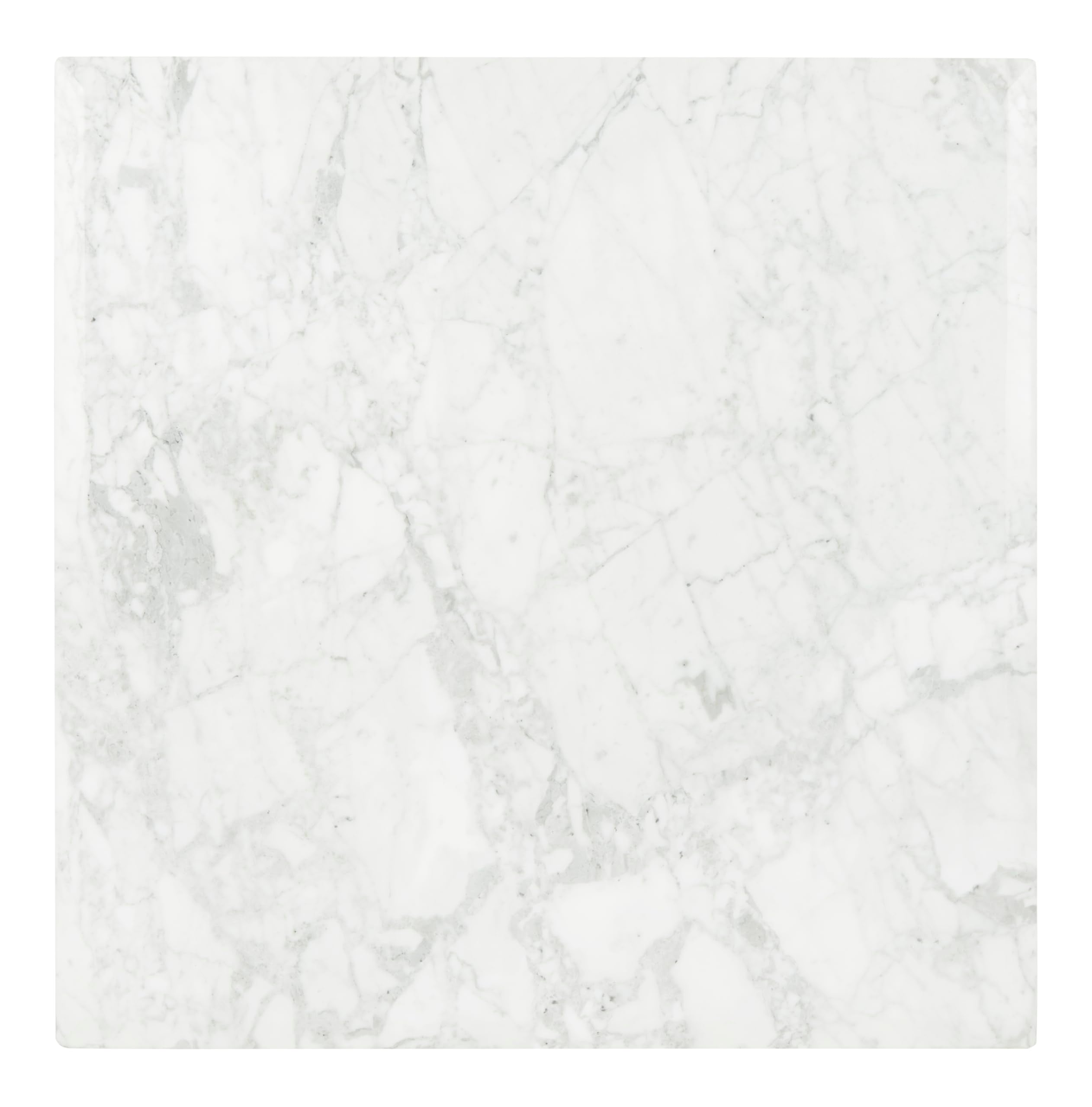 Safavieh American Homes Collection Natalia Gold Leaf and White Marble Couture Cocktail Table