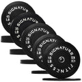 Fitvids Olympic Bumper Plates Set, 2" Weight Plates for Strength Training & Weightlifting, Set: 260 lbs (2x 10/15/25/35/45 Pairs)