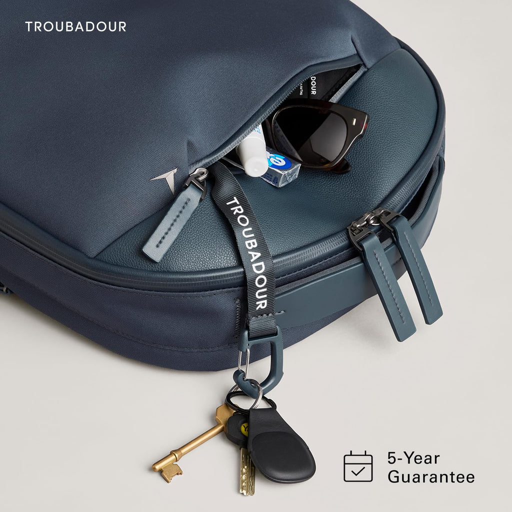 Troubadour Apex 4.0-22L Premium Laptop Backpack - Ergonomic & Water Resistant - Designed for Work and Travel - Basalt