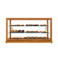 KoolMore 44 in. Horizontal Light Wood Countertop Dry Bakery Display Case, Large Bread, Pastry and Dessert Display with Tempered Glass