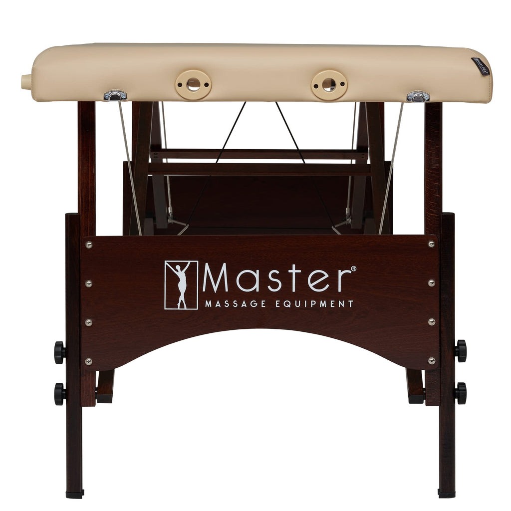 Master Massage 28" Argo Portable Massage Table with Extra Music Master Crescent Round High Fidelity Sound Face Cradle Cushionin