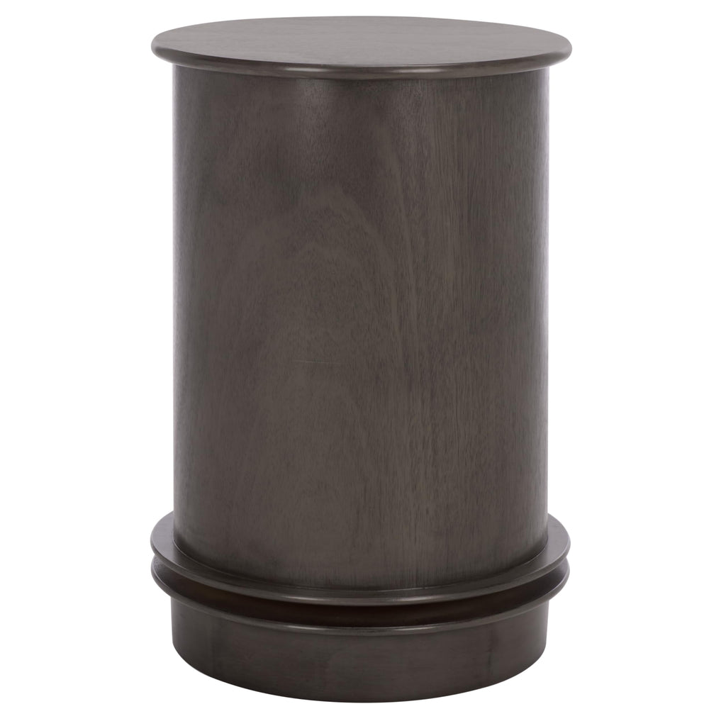 SAFAVIEH Furniture - Tabitha 1-Drawer Accent Table - Black - Solid Wood - Farmhouse Storage Design - Ideal for Living Room, Entryway, Home Office, 17.7"W x 17.7"D x 26"H - Fully Assembled (AMH5712H)