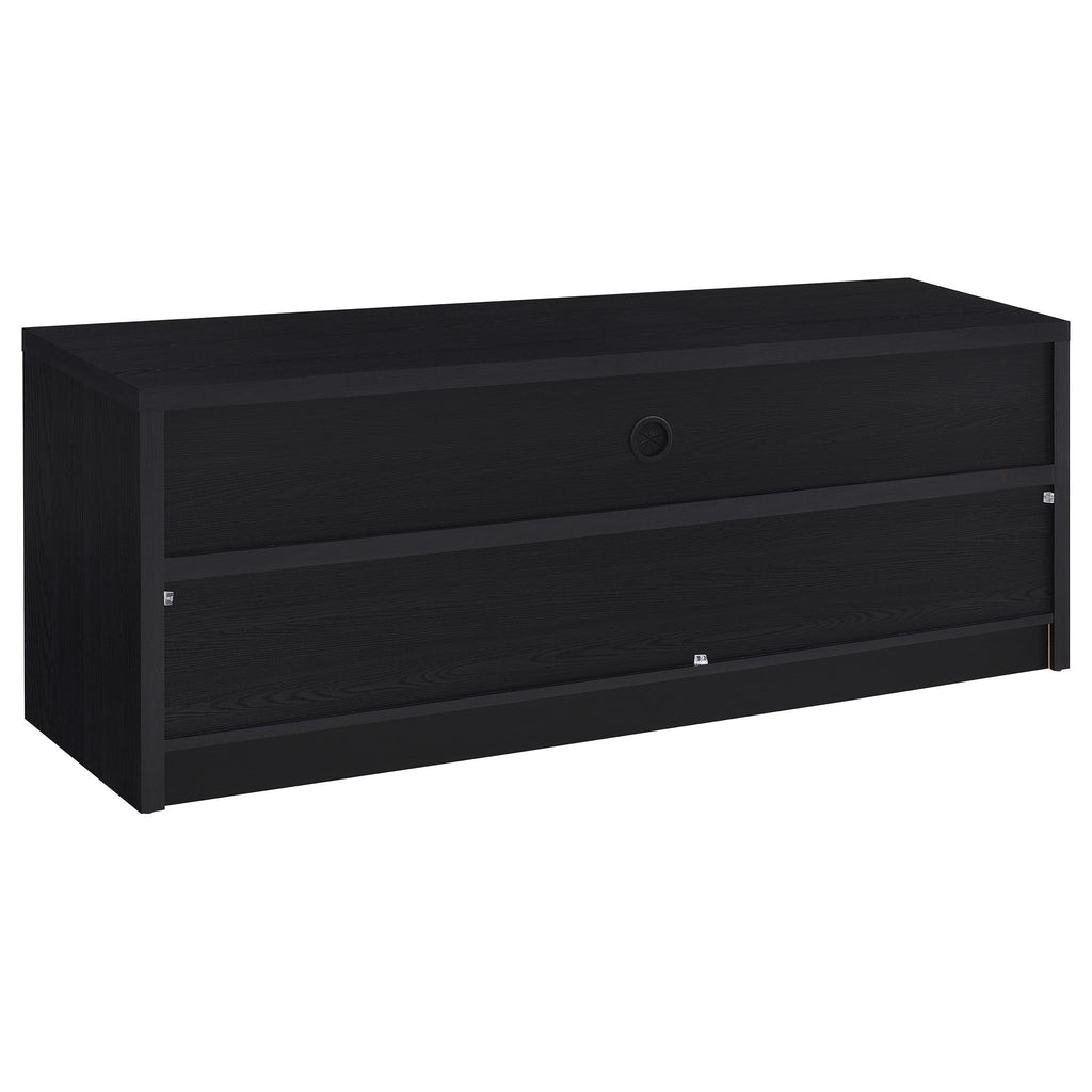 Coaster Home Furnishings Rutland 59-Inch TV Stand and Media Console Black, 3-Drawer Entertainment Center