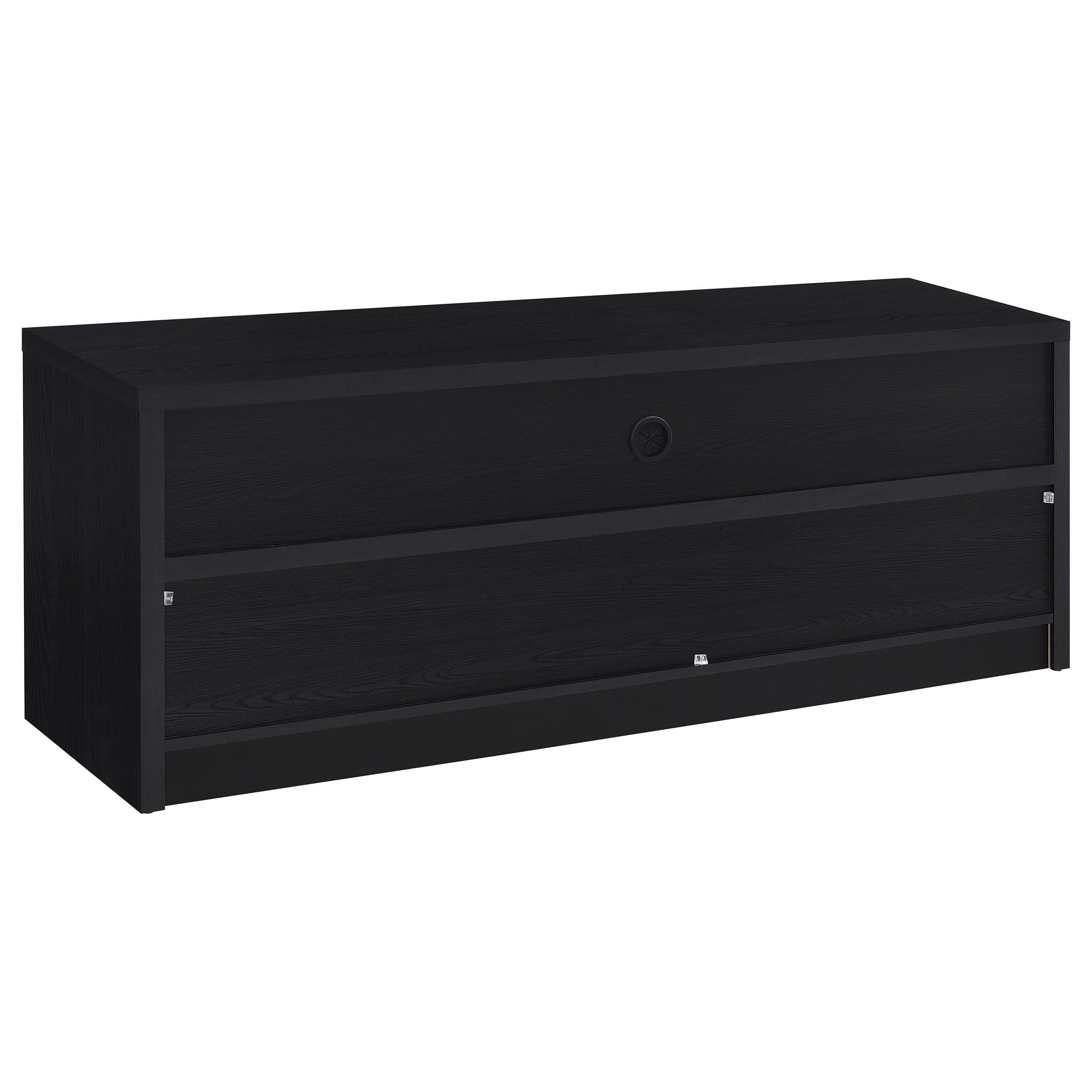 Coaster Home Furnishings Rutland 59-Inch TV Stand and Media Console Black, 3-Drawer Entertainment Center