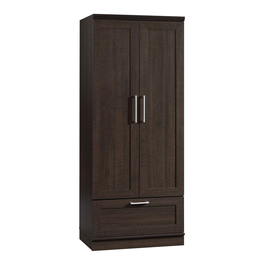 Sauder HomePlus Wardrobe/Pantry cabinets, L: 28.98" x W: 20.95" x H: 71.18", Dakota Oak finish