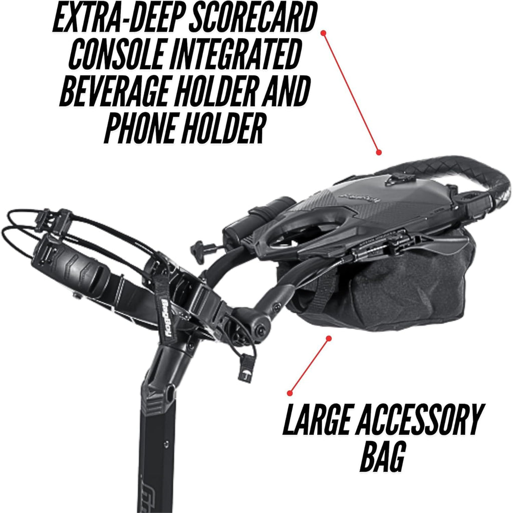Bag Boy Quad Pro Push Cart, Black/Slate