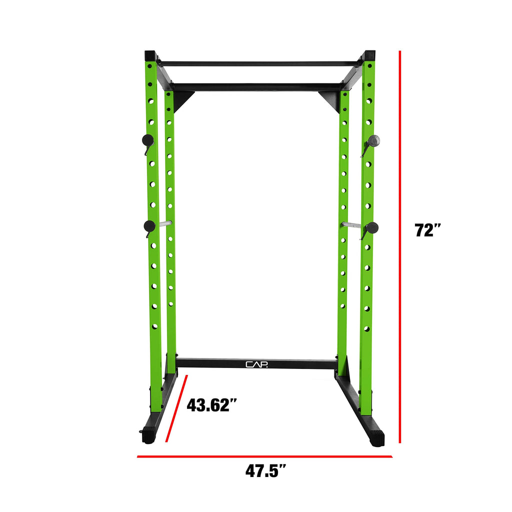 CAP Barbell Full Cage Power Rack, 6-Foot, Green