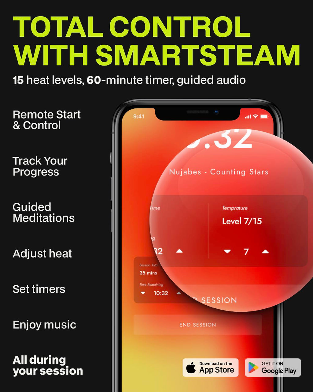 SAUNABOX® XL 2 Person Steam Sauna Tent | Portable Home Sauna Box for Indoor & Outdoor Use | SmartSteam Bluetooth Control | Compact, Quick-Setup & Hygienic for Detox, Relaxation & Recovery