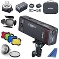 GODOX AD200 Pro II AD200Pro II Flash with BD-07 Barn Door,AD-S2 Standard Reflector,TTL Speedlite Pocket Monolight Strobe Flash for Cameras(GODOX AD200Pro Upgraded)
