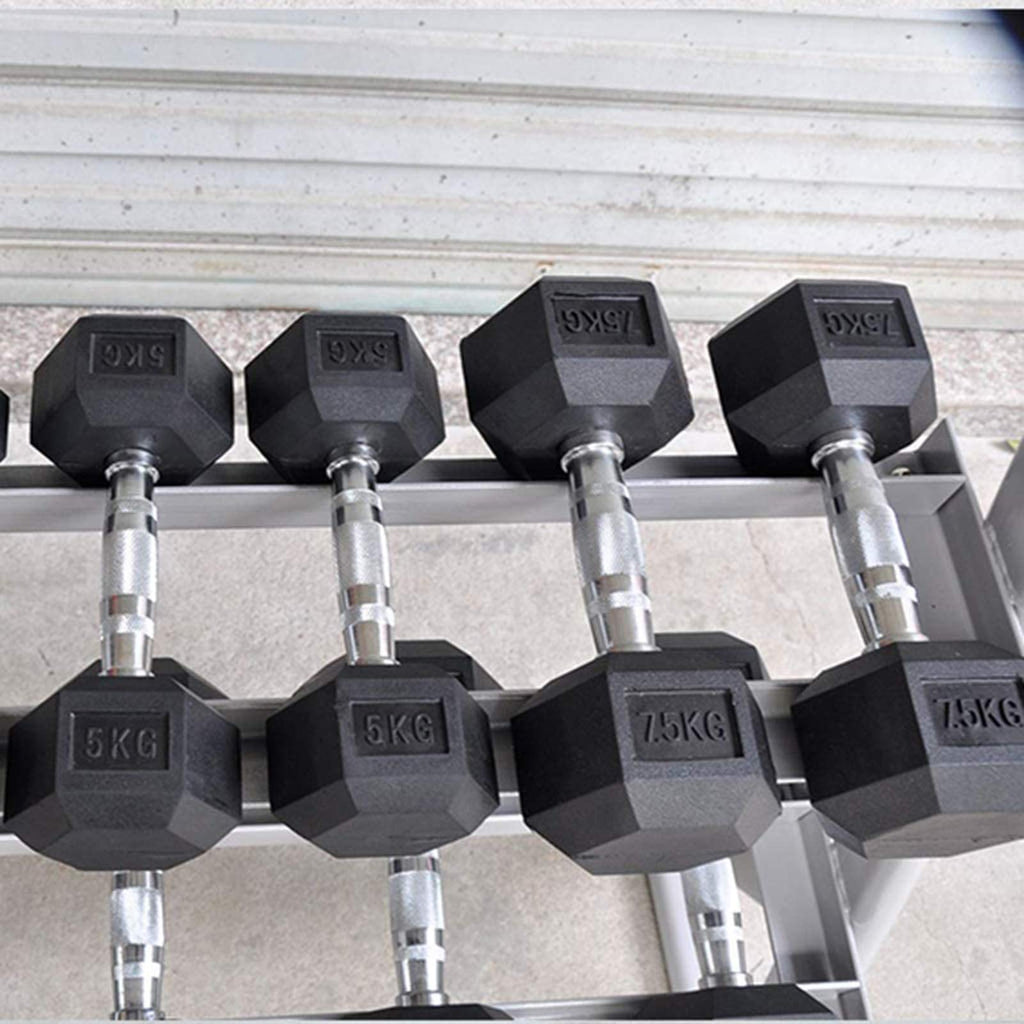 EliteBloom Dumbbell Rack/Home Commercial Fitness Equipment Storage Rack/Fixed Dumbbell Display Rack,Black