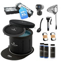 The Pod Company Standard Ice Pod Complete Cold Plunge Bundle – 84-Gallon Portable Ice Bath with 36 XL Ice Trays, Insulated Lid & Cover, Water Jet, Maintenance & Cleaning Kit, Thermometer & Floor Mat
