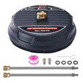 Pressure Washer Floor Scrubber - Pressure Washer Surface Cleaner, Pressure Washer Attachment | 15 Inch Heavy Duty Concrete Cleaner/Patio Surface Cleaner with Hard Bristles, Powerful