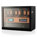 Automatic Watch Winder with 6 Storage Slots, LED Light and Automatic Motor-Stop Option