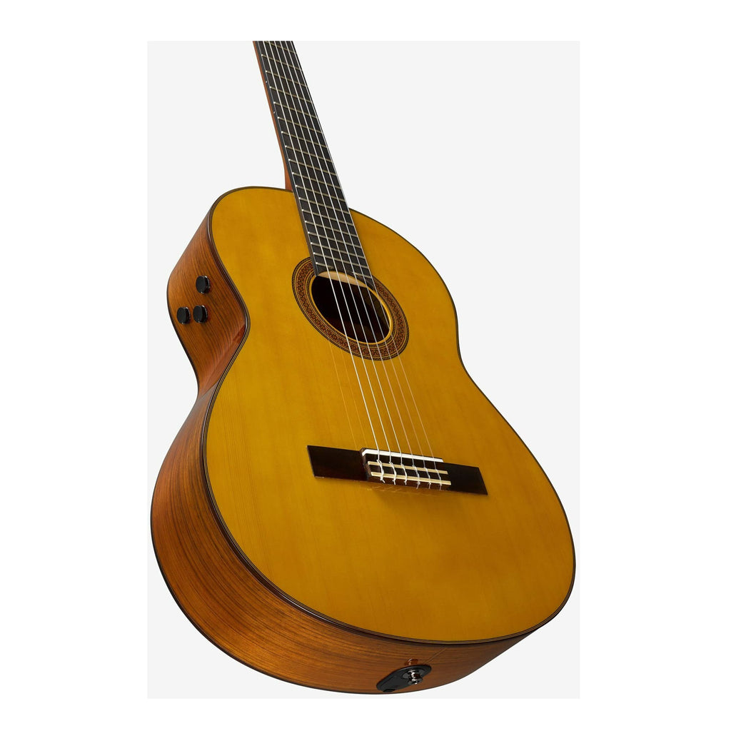 Yamaha CG-TA Nylon String TransAcoustic Guitar with Chorus and Reverb, Classical, Vintage Tint