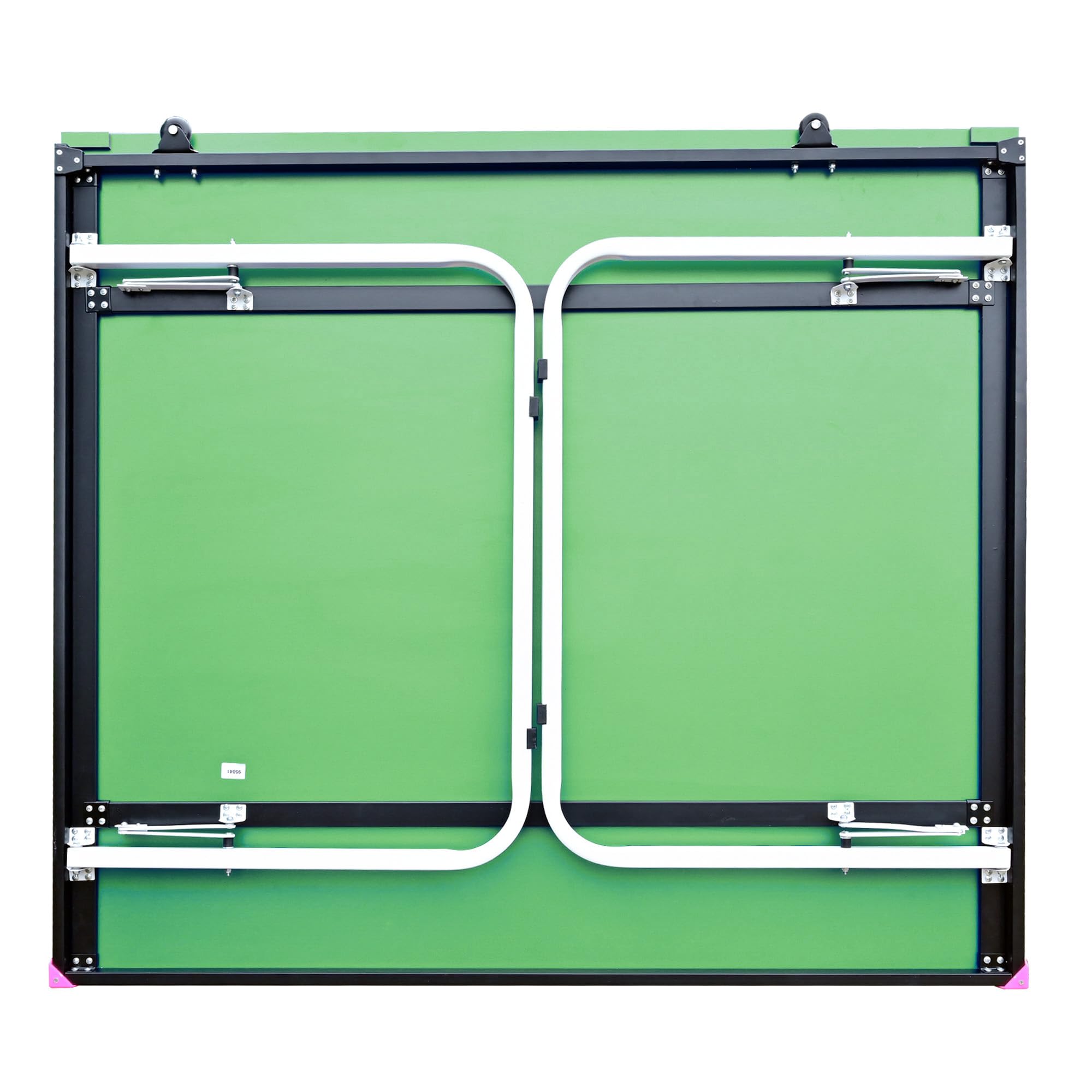 Butterfly Compact Outdoor Ping Pong Table - Thick Outdoor Table Tennis Table - All-Weather Removable Ping Pong Net Included - Ships Assembled - Folds and Rolls for Easy Transport