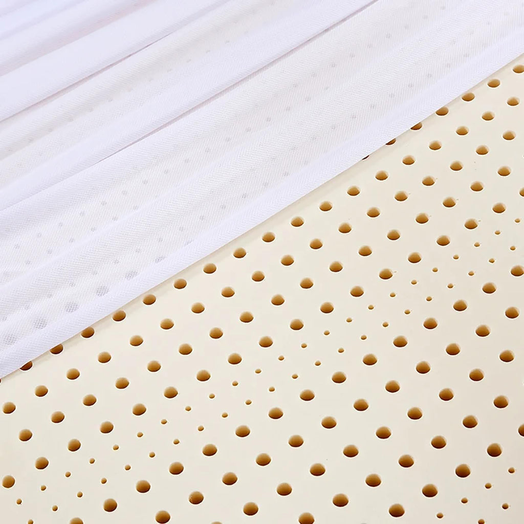 BIRJXVTO Natural Latex Mattresses, Premium Supporting Bed Pads with Luxurious Softness,Breathable and Comfortable Bed Toppers,2in,100x200cm(39x79in)
