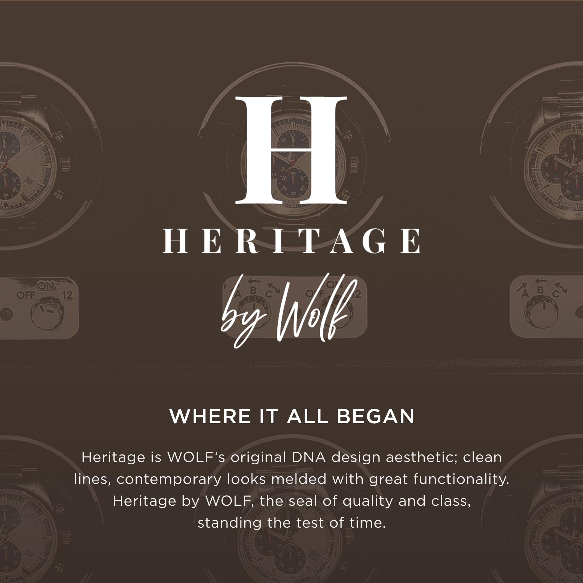 WOLF Heritage Large Jewelry Box, Pewter Saffiano - 27 Compartments + 26 Ring Rolls - Includes Two Travel Cases