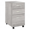 Bush Business Furniture Hustle Office Storage Cabinet with Wheels in Natural Elm, Mobile Organization Unit for Home and Professional Workspace