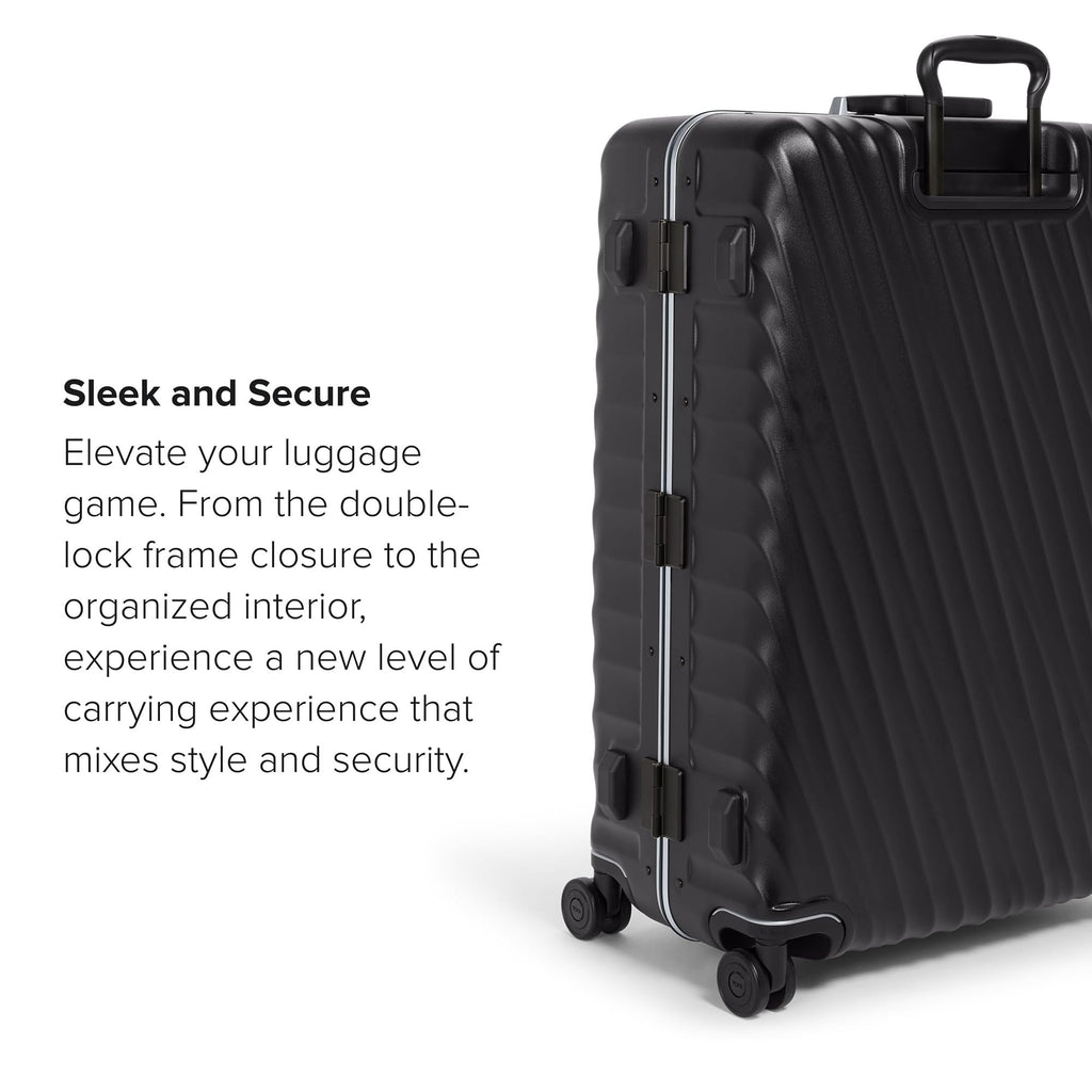 TUMI 19 Degree Frame Extended Trip 4 Wheel Packing Case - Lightweight Suitcase - Hard Shell Luggage - 30.0" X 20.5" X 11.0" - Black Texture