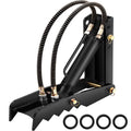 Vevor 18" Hydraulic Backhoe Thumb, 1/2" Thickness Heavy Duty Excavator Thumb, Black Steel Weld On Thumb Attachments with Hydraulic Cylinder, Mechanical Hydraulic Thumb for Backhoe/Excavator