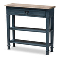 Baxton Studio Console Tables, One Size, Blue/Oak