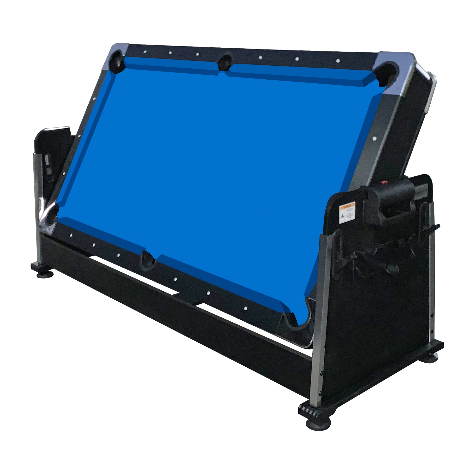 RACK Triad 7-Foot 3-in-1 Multi-Game Swivel Billiard/Pool Table (Blue Felt with Black Body) – Pool, Table Tennis & Air Hockey Combo Game Table for Adults & Kids, Home Game Rooms