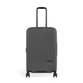 Sherpani Meridian, 26 Inch Hardshell Checked Luggage, Durable Hardside Luggage, Expandable Suitcase with Double Spinner Wheels, Travel Checked Luggage for Men Women (Granite)