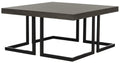 Safavieh Home Collection Amalya Modern Dark Grey Square Coffee Table