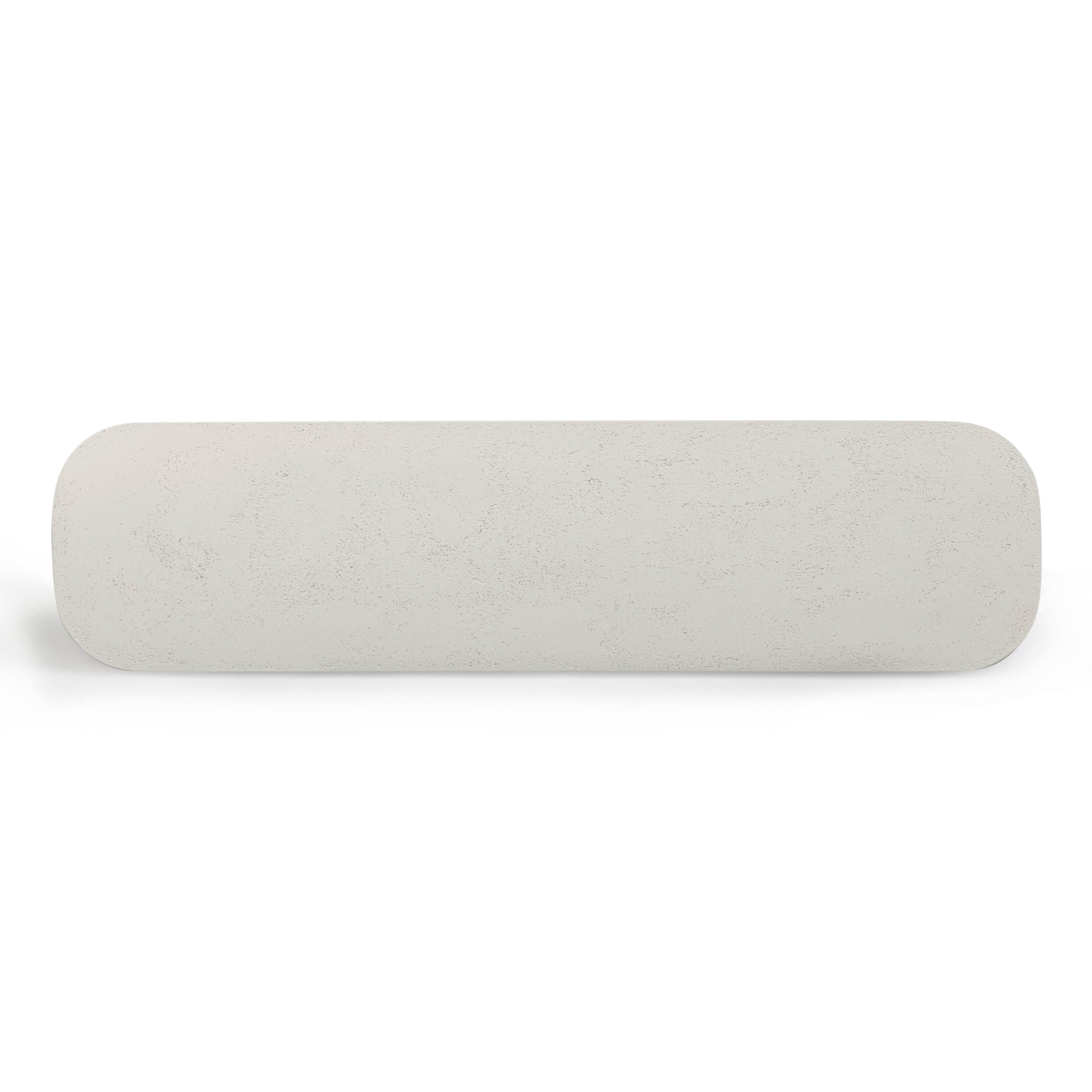 Tov Furniture Suraya Ivory Concrete Console Table