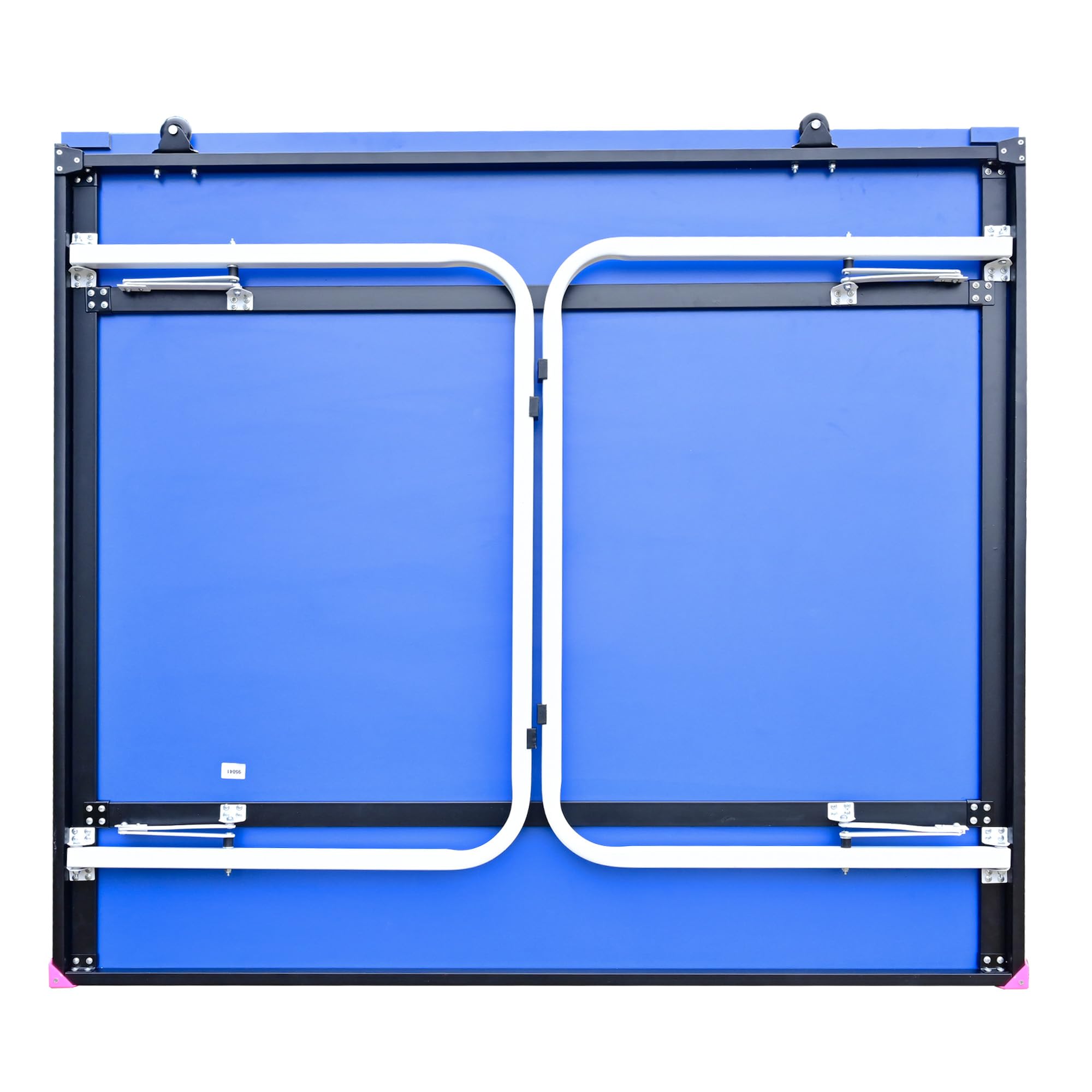 Butterfly Compact Outdoor Ping Pong Table - Thick Outdoor Table Tennis Table - All-Weather Removable Ping Pong Net Included - Ships Assembled - Folds and Rolls for Easy Transport