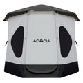 ACACIA Space Tent, 2 to 3 Person Pop Up Camping Tent with 8 Windows and Footprint, Waterproof Windproof Easy Setup Hub Tent for Family Camping, Hiking and Glamping, Moonstone