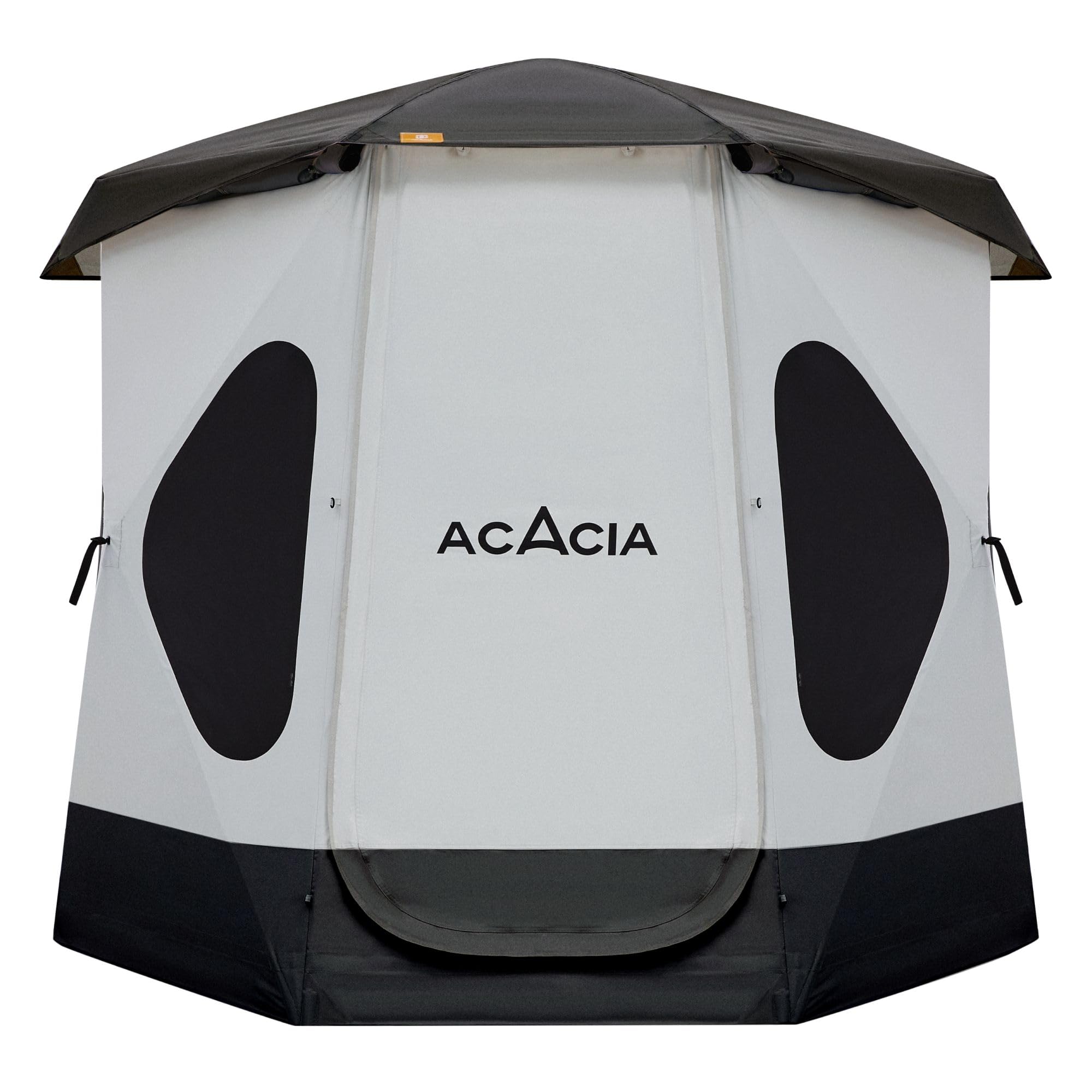 ACACIA Space Tent, 2 to 3 Person Pop Up Camping Tent with 8 Windows and Footprint, Waterproof Windproof Easy Setup Hub Tent for Family Camping, Hiking and Glamping, Moonstone