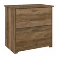 Bush Home Cabot 2 Drawer Lateral File Cabinet in Reclaimed Pine, Home Office Chest for Letter, Legal, and A4-size Document Storage