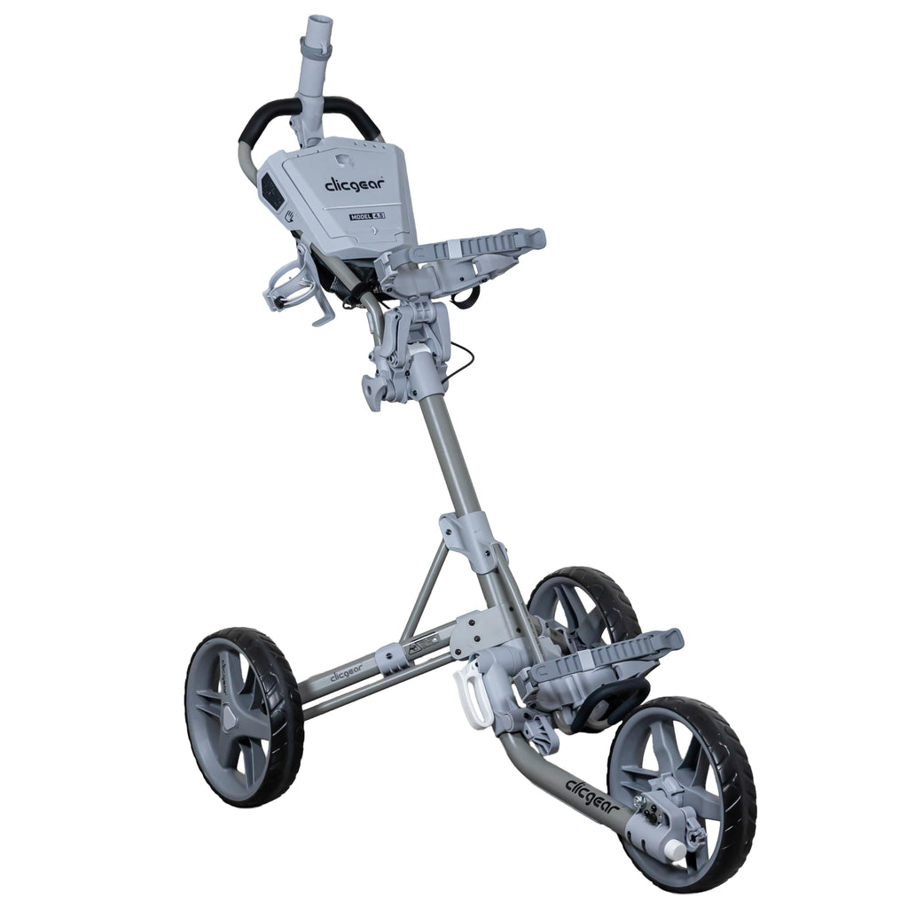 Clicgear Model 4.5 Golf Push Cart, Premium 3-Wheel Foldable Walking Golf Cart (Slate Grey)
