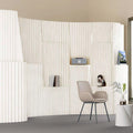 Paper Room Divider Temporary Wall Foldable Wall Divider Retractable Room Dividers and Folding Privacy Screens for Home/Office/Clothing Store/Enterprise/Studio