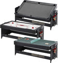 Fat Cat Original 3-in-1 7 Foot Pockey Multi Game Table, Air Hockey Table, Pool Table, and Table Tennis Combo with Accessories
