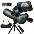 Smart Telescope, Professional Refractor Auto-focus Portable Digital Electronic Telescopes with 4K Astrophotography Camera, Internal And External Dual Screens Spotter for Adults and Beginners Astronomy