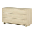South Shore Noah Dresser Bleached Oak, Contemporary