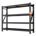 DYNALOAD 8000 Lbs Heavy Duty Garage Shelving, 4-Tier Adjustable Metal Storage Shelves, Industrial Steel Rack for Garage Basement Warehouse, 77" W x 24" D x 72" H
