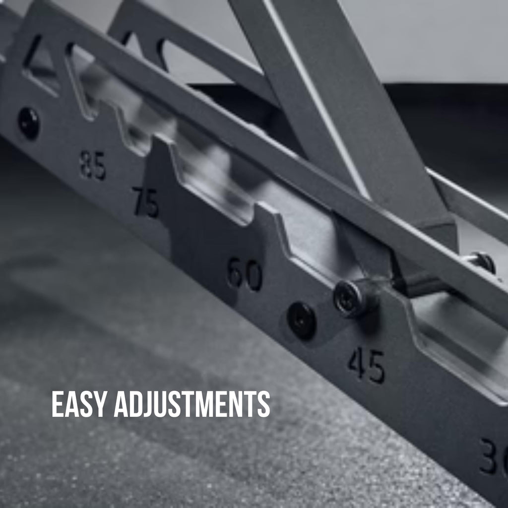 Rep Nighthawk Adjustable Weight Bench | Home Gym Incline Decline Flat Workout Bench | Heavy Duty Fitness and Strength Training Equipment | Foldable Space Saving Design, Metallic Black