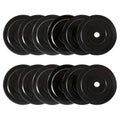 CAP Barbell 370 lb Elite Olympic Bumper Plate Set, Black