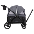 Baby Trend Navigator 2-in-1 Stroller Wagon, Dash Black