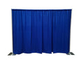 OnlineEEI Premier Portable Pipe and Drape Backdrop Kit 8ft x 10ft (Royal Blue)