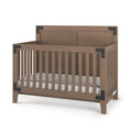 Child Craft Lucas Design 4-in-1 Convertible Baby Crib Nursery Furniture Set - Baby Bed, Toddler Bed and Full Size Bed, 3 Adjustable Mattress Positions, Real Wood, Baby Safe Finish (Dusty Heather)