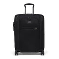 TUMI - Alpha Large Dual Access Expandable 4-Wheeled Carry-On Luggage - Zipper Expansion - Durable and Lightweight Travel Suitcase - TSA Lock Tracer - Black