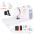 PooLin EOC02 Computerized Sewing Machine,Easy Home Sewing Machine with 200 Stitches,7 Feet,LCD Screen,Wide Table,Friendly Sewing Machines for Beginners,Gifts for Mother Wife,Automatic Needle Threader