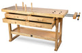 WEN 60-Inch Hardwood Workbench with Four Drawers and Onboard Vise (WB6020)