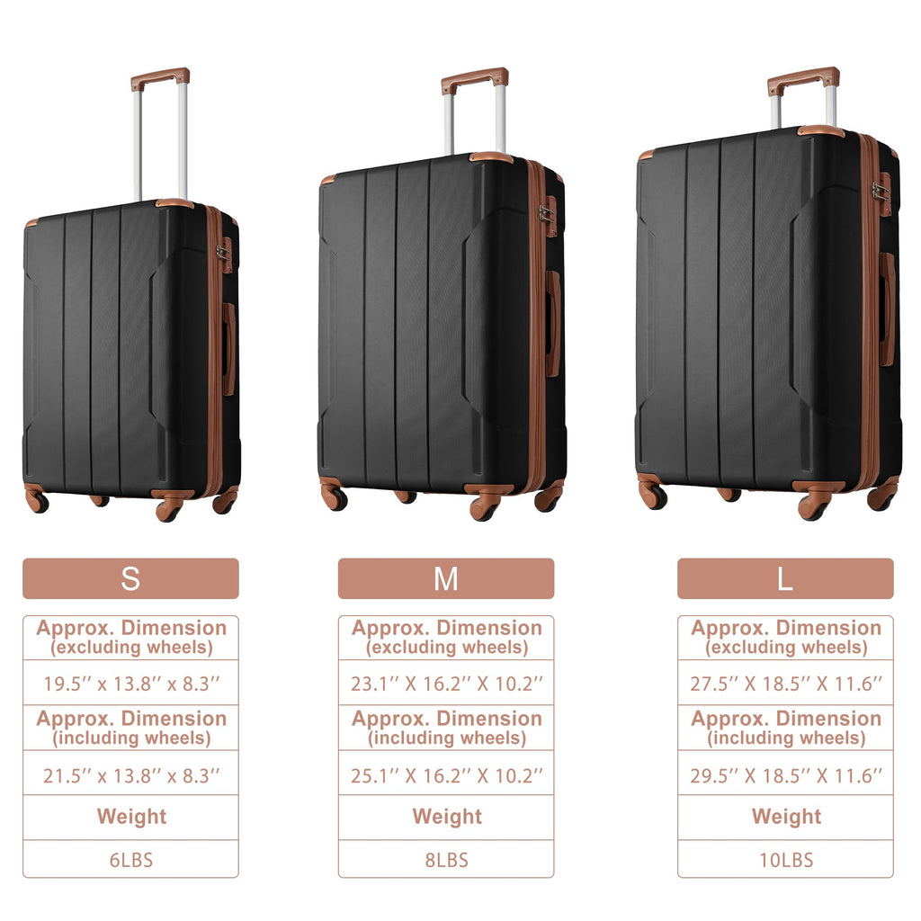 SLifet Hardside, Black+Brown 16, One Size